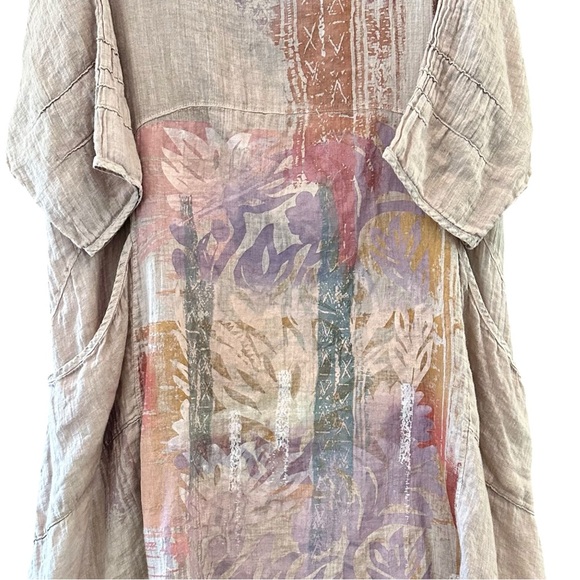 Blue Fish Wave Dress Natural Pink - Picture 6 of 14